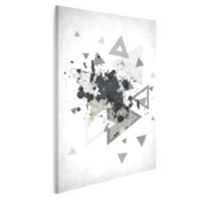 Obraz na płótnie w pionie 50x70 cm 64803 vaku dsgn trójkąty, nowoczesny, abstrakcja