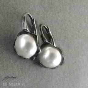 Bijoux by marzena bylicka perły, oksydowane, srebro