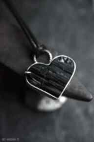 Turmalin, biżuteria serduszko, ochronny: czarne serce. Naszyjnik - turmalinem dziki