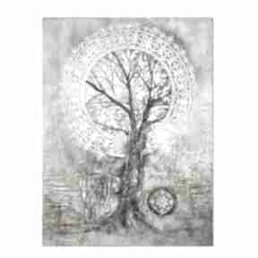 Fairy tree 8, obraz ręcznie malowany aleksandrab obraz, ręcznie