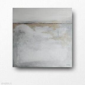 Abstrakcja obraz akrylowy formatu 60 cm paulina lebida, kwadrat, akryl, płótno