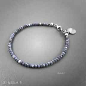 Lapis lazuli srebro: bransoletka