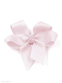 Spinka do włosów duża kokardabig bow geranium pink dla dziecka momilio art