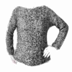 Sweter ręcznie robiony na drutach handmade swetry aleksandrab, włóczki