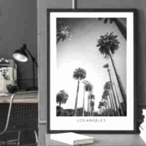 czarno biały kalifornia, los angeles 40x50 cm 8-2 0020 plakaty raspberryem plakat