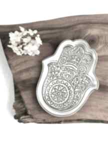 Podstawka talerzyk na - ręka fatimy tyka ceramika, biżuterię, postawka, chamsa