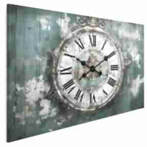 Obraz na płótnie - abstrakcja zegar czas prowansalski 120x80 cm 107101 vaku dsgn w stylu