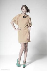 Yellow classic - sukienka na zamówienie paweł kuzik moda, jesień, zima, dzianina
