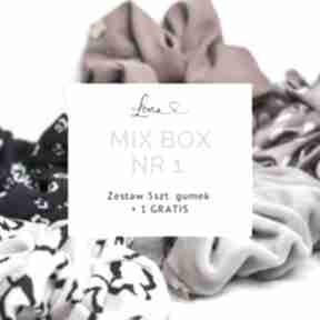 Mix box 1 - gumki do włosów 5 gratis marka lona ozdoby gumka