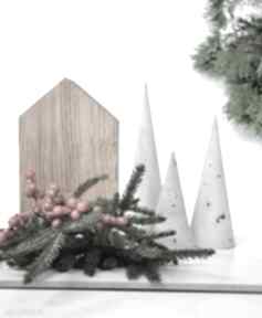 Pomysł na świąteczne prezenty? Domki skandynawskie - dębowe duży dekoracje oldtree