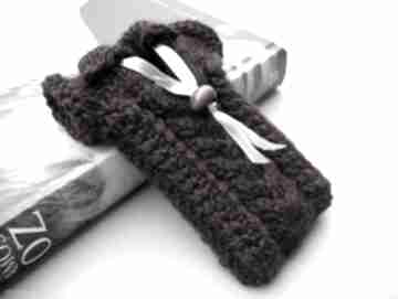 Etui sweterek telefon smartfon włóczka prezent
