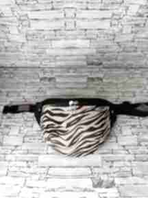 Nerka saszetka biodrowa mini torebka na pas w rozmiarze XL - tygrys miedziany e vamsti