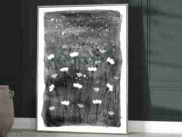 Akwarela, kwiaty - plakat - łąka - sztuka małgorzata domańska