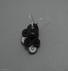 Małe kolczyki sutasz si su soutache, sznurek, eleganckie, codzienne, wieczorowe