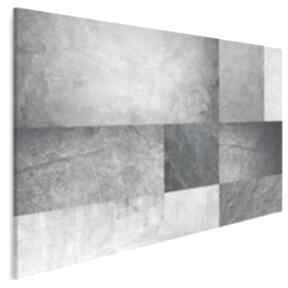 Obraz na płótnie - beton minimalizm prostokąty 120x80 cm 73901 vaku dsgn, kwadraty, surowy