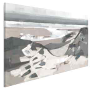Obraz na płótnie - pejzaż plaża abstrakcja 120x80 cm 704701 vaku dsgn, krajobraz