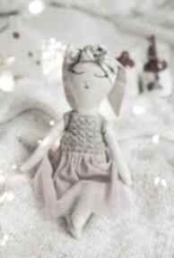 Pomysł na prezenty święta! Królik szyta materiałowa - tilda maka design lalka, boże narodzenie