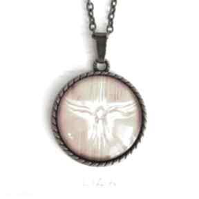 Naszyjnik, medalion: talizman wisior, anioły prezent lili arts