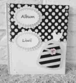 Album na zdjęcia wklejane scrapbooking albumy spod igly maryski, dziewczynka, prezent