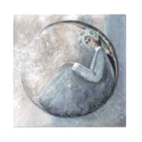 Anioł ivan, obraz ręcznie malowany aleksandrab, autorski