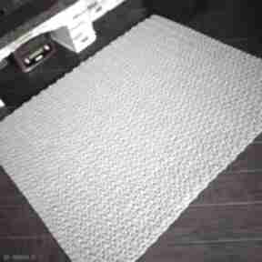 Dywan prostokątny ze sznurka bawełnianego 110x150 cm misz masz dorota, do salonu, szydełkowy