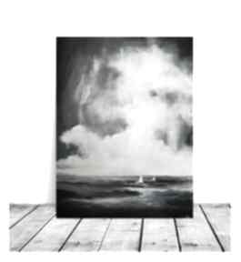 obraz akrylowy formatu 60x80 cm paulina lebida morze, płótno, akryl