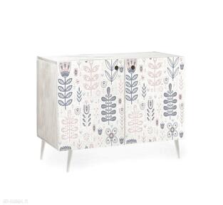 Komoda "credenza double" w stylu mid century prl ze sklejki - sweet plants dekoracje art and