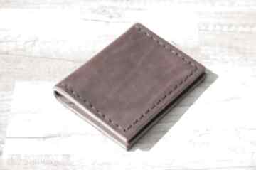 Personalizoway skórzany portfel z kieszonką na monety etoi design, skóra, portmonetka