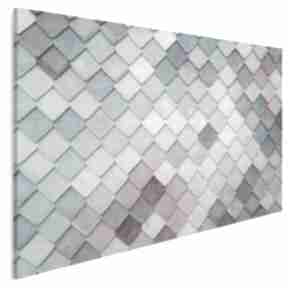Fotoobraz na płótnie - kolorowe dachówki 120x80 cm 916601 vaku dsgn, abstrakcja, nowoczesny