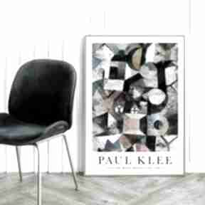 Paul klee - format 40x50 cm hogstudio plakat, plakaty, do domu, modny kolorowa abstrakcja