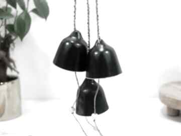 Pod choinkę. Nowoczesne - noir dekoracje fingers art czarne dzwonki, świąteczne, ozdoby