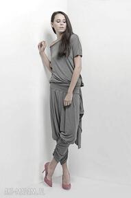 limitowana kolekcja plumeria ss2013 ubrania she more bluzka, spodnie, komplet, szary, wiskoza