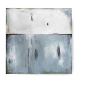 Abstrakcja obraz akrylowy formatu 60 cm paulina lebida, akryl, kwadrat