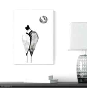 30x40 cm wykonana, elegancki minimalizm, obraz do art krystyna siwek ręcznie malowane, salonu