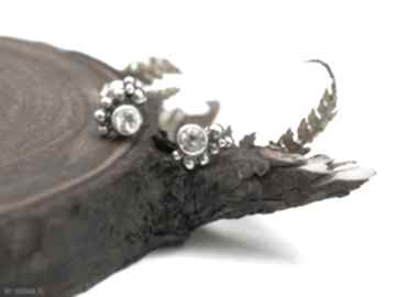 Przebiśniegi kolczyki kuleczki jachyra jewellery topaz, mini, delikatne, romantyczne