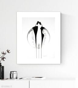 40x50 cm wykonana ręcznie - elegancki minimalizm, obraz do salonu, 2600718 plakaty art