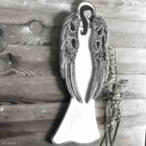Anioł ceramiczny - ilovik ślub smokfa, prezent, chrzest, bierzmowanie