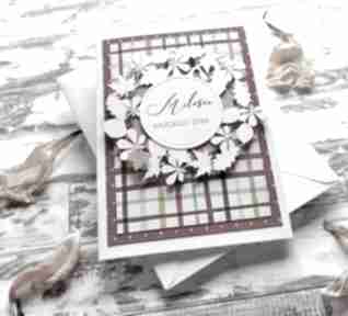 Jesienny spacer scrapbooking kartki