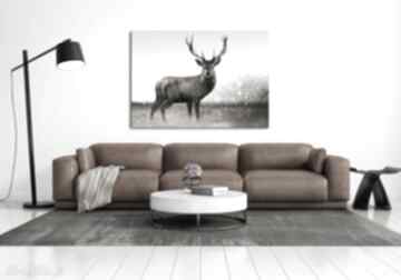 Obraz na płótnie 100x70cm jeleń w naturze 021 ludesign gallery