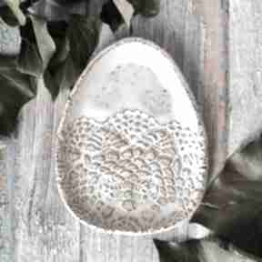 Pisanka XL nr 1 ceramika badura wielkanoc, jajko, ceramiczna podstawka, dekoracje wiosenne