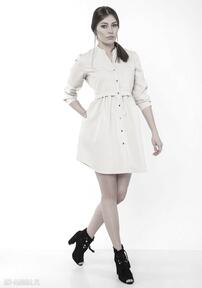 suk163 beż sukienki lanti urban fashion zwiewna, kobieca, dziewczęca, wygodna, nowoczesna