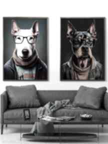 Pies psy, zwierzęta. Plakat plakaty 50x70 dekoracje