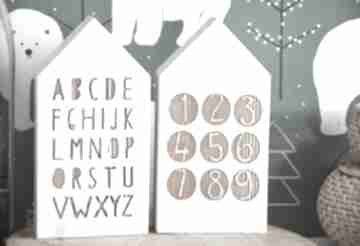 Zamówienie specjalne dekoracje wooden love domki, alfabet