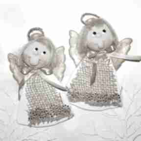prezenty! Choinkowe siostry - aniołki z masy solnej świąteczne magosza anioły, dekoracja