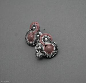 Kolczyki sutasz si su soutache, sznurek, eleganckie, kolorowe, małe, sztyfty