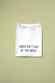 8 day week t-shirt oversize koszulki banana dream