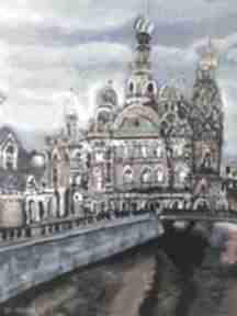 Sankt petersburg krystyna mosciszko rosja, cerkiew, persburg, krajobraz, pejzaż
