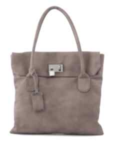 Torebka damska julia 09-03 brown vera bags codzienna, miejska, elegancka, lekka, pojemna