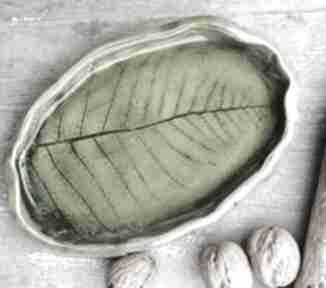 Półmisek ceramiczny paproć c107 ceramika shiraja - talerz, miseczka
