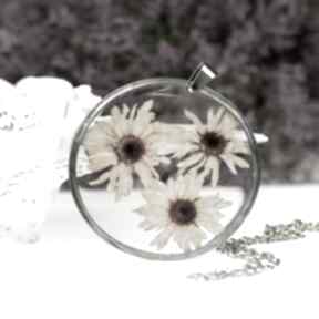 Z88 naszyjnik z prawdziwym kwiatem w żywicy herbarium jewelry z biżuteria z kwiaty w prezent